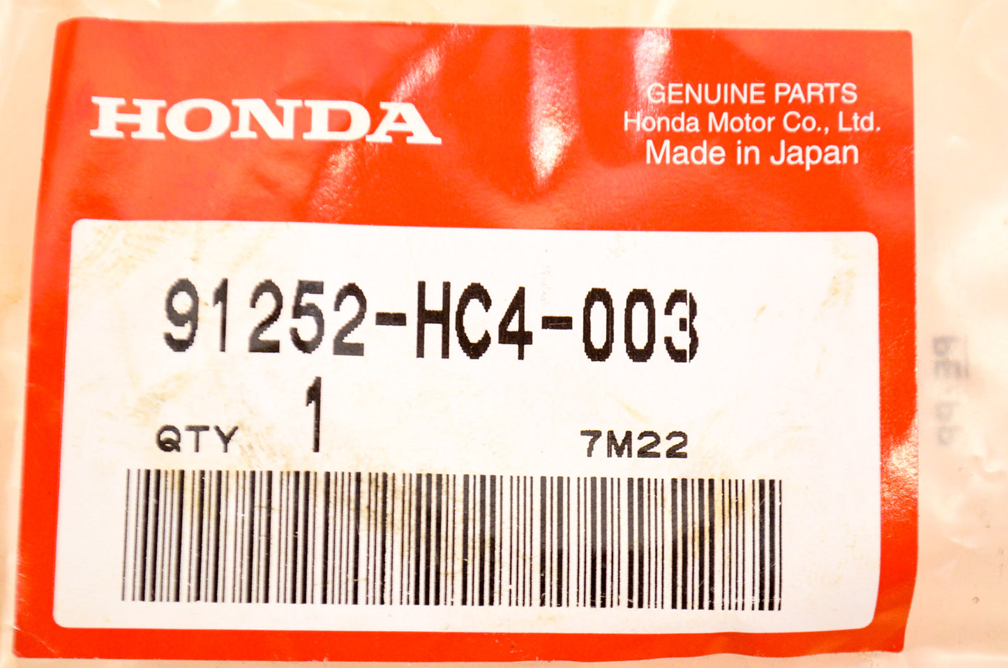 OEM Honda 91252-HC4-003 Dust Seal (42X58X11) NOS