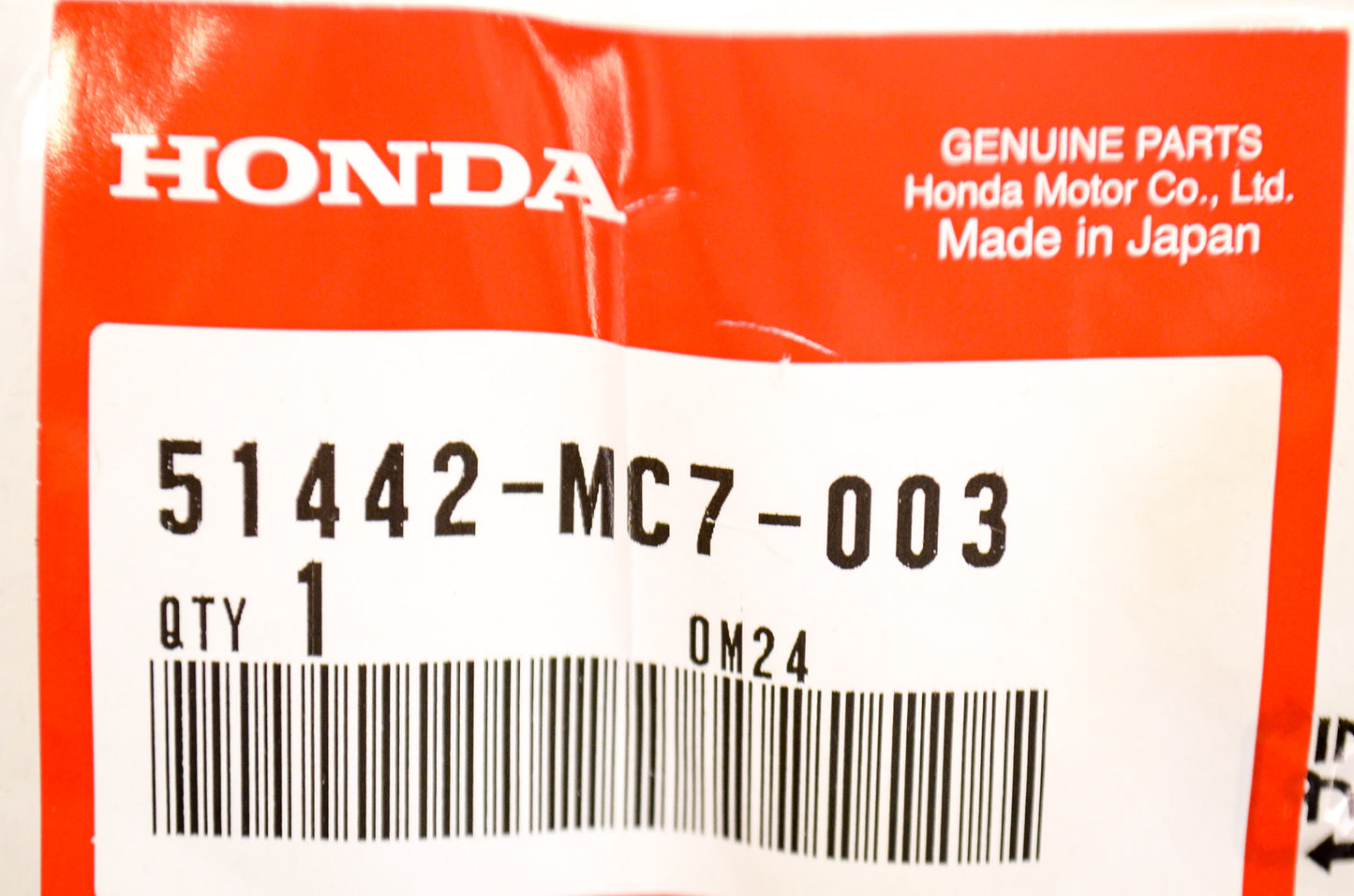 OEM Honda 51442-MC7-003 Piston Case Boot NOS