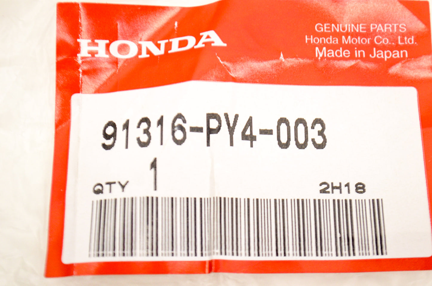 OEM Honda 91316-PY4-003 O-Ring (32.5X1.8) NOS