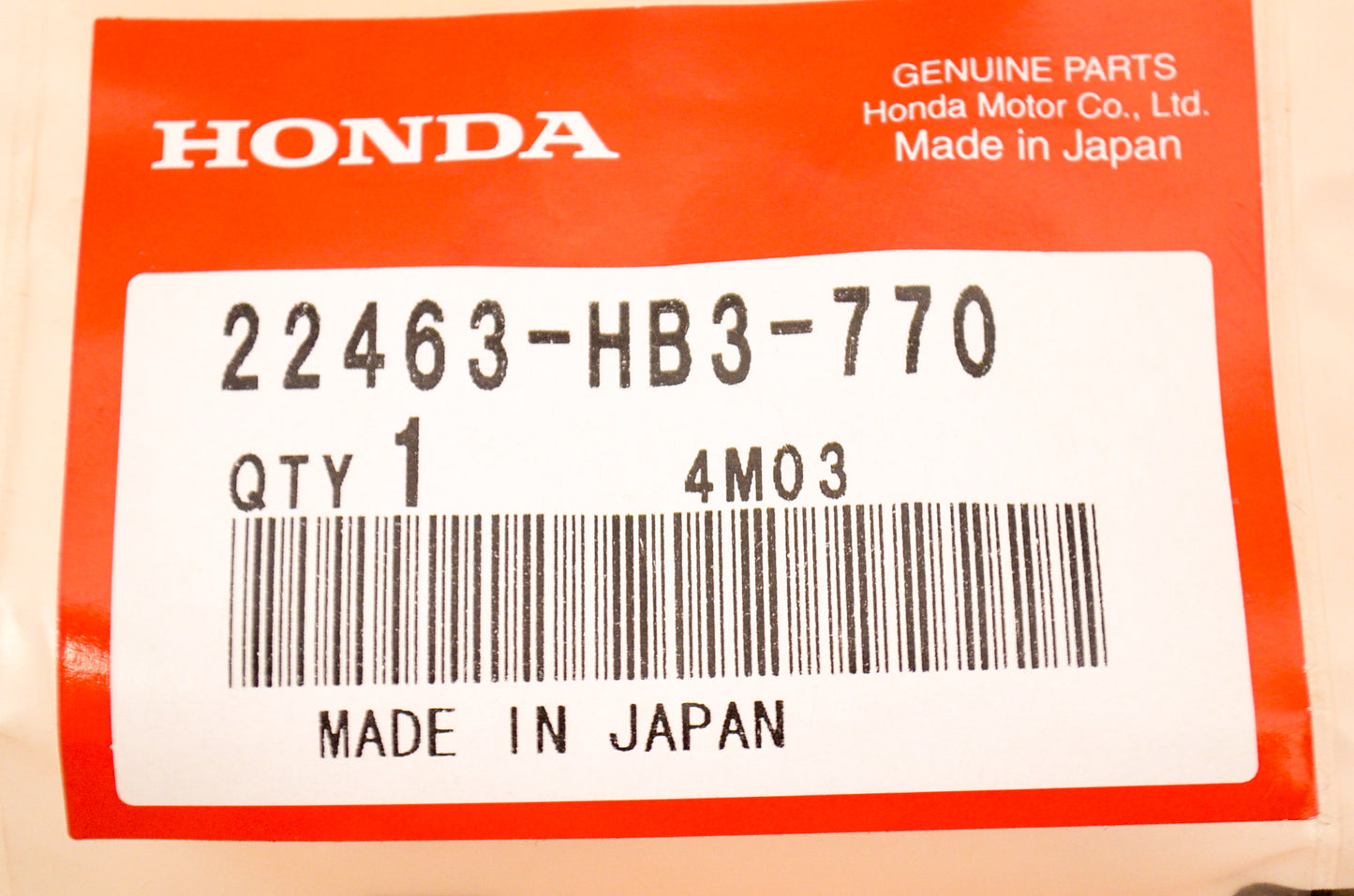 New OEM Honda 22463-HB3-770 Clutch Spring NOS