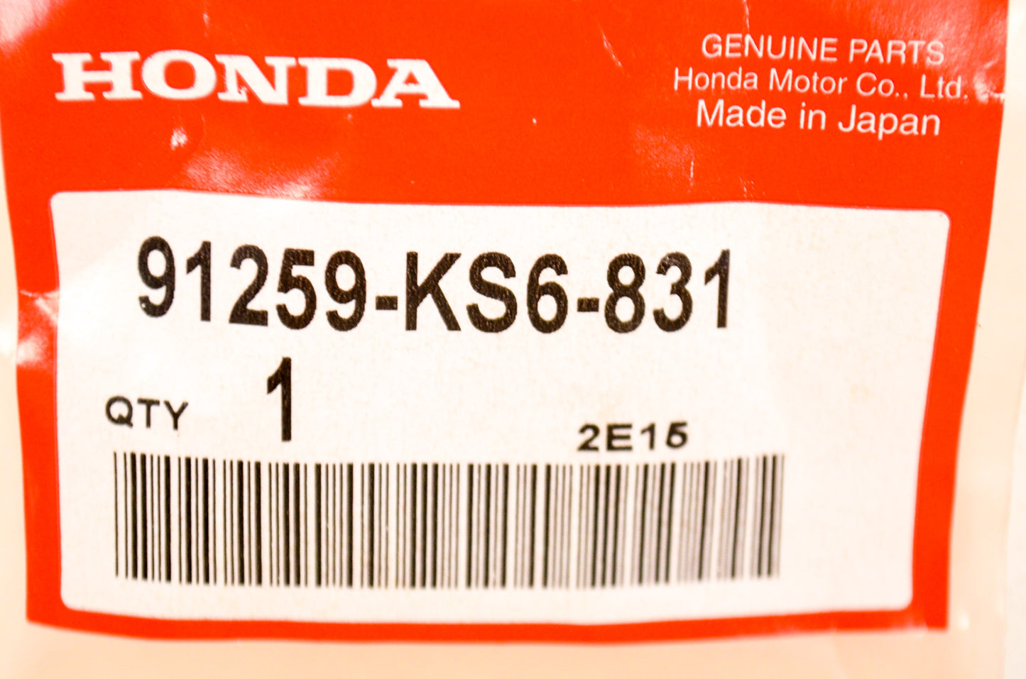 OEM Honda 91259-KS6-831 Dust Seal (24X37X7) NOS