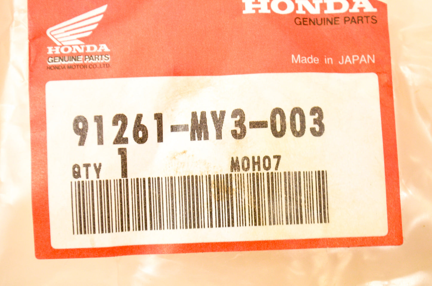 OEM Honda 91261-MY3-003 Oil Seal 35X54X8 NOS