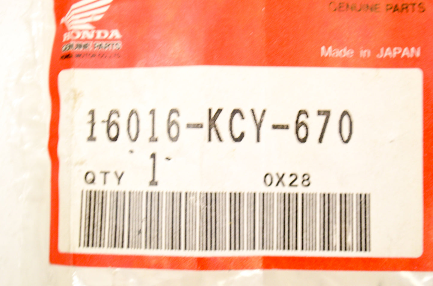 OEM Honda 16016-KCY-670 Screw Set A NOS