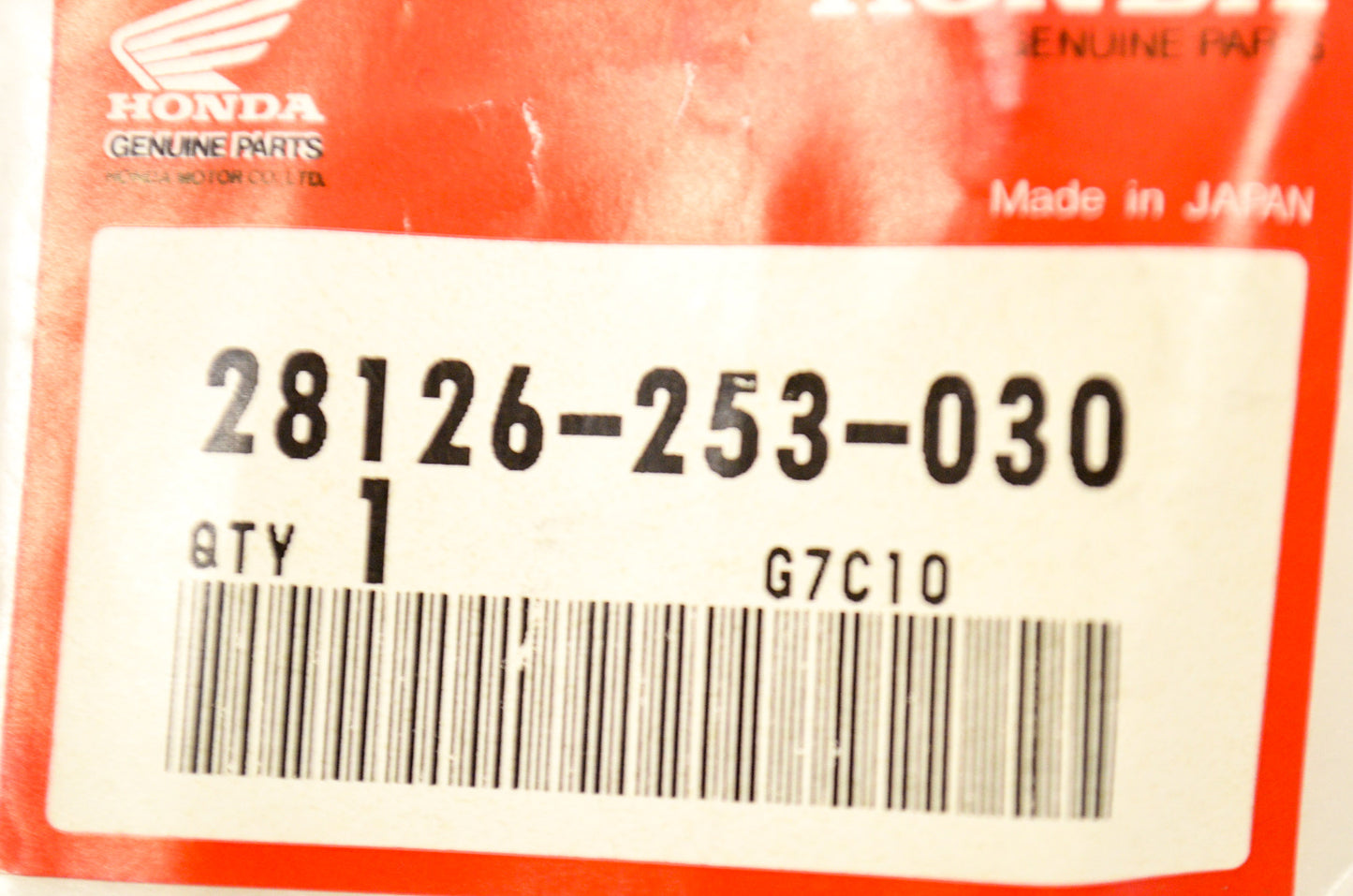 OEM Honda 28126-253-030 Cap NOS