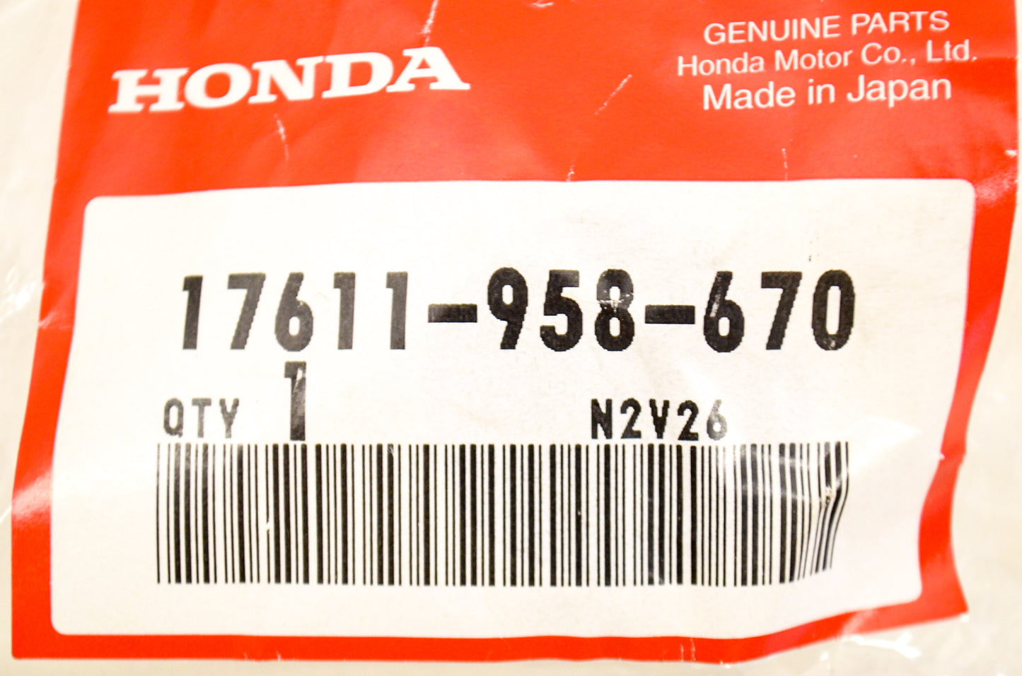 New OEM Honda Rear Fender Cushion NOS