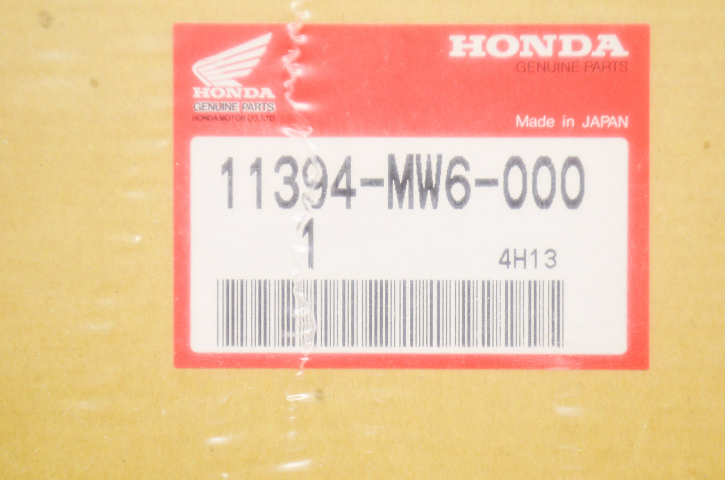OEM Honda 11394-MW6-000 Right Gasket NOS