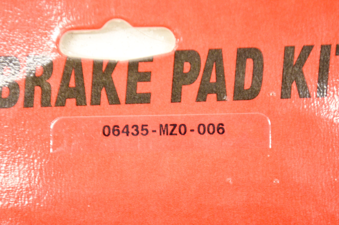 OEM Honda 06435-MZ0-006 Rear Pad Set NOS