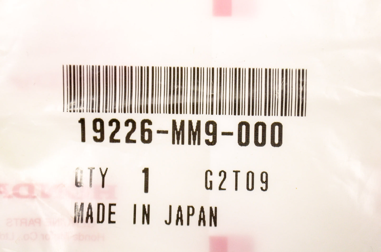 OEM Honda 19226-MM9-000 Gasket NOS