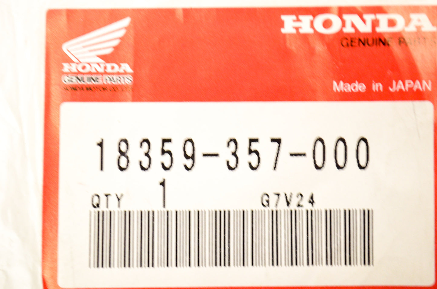 OEM Honda 18359-357-000 Exhaust Pipe Joint Gasket NOS