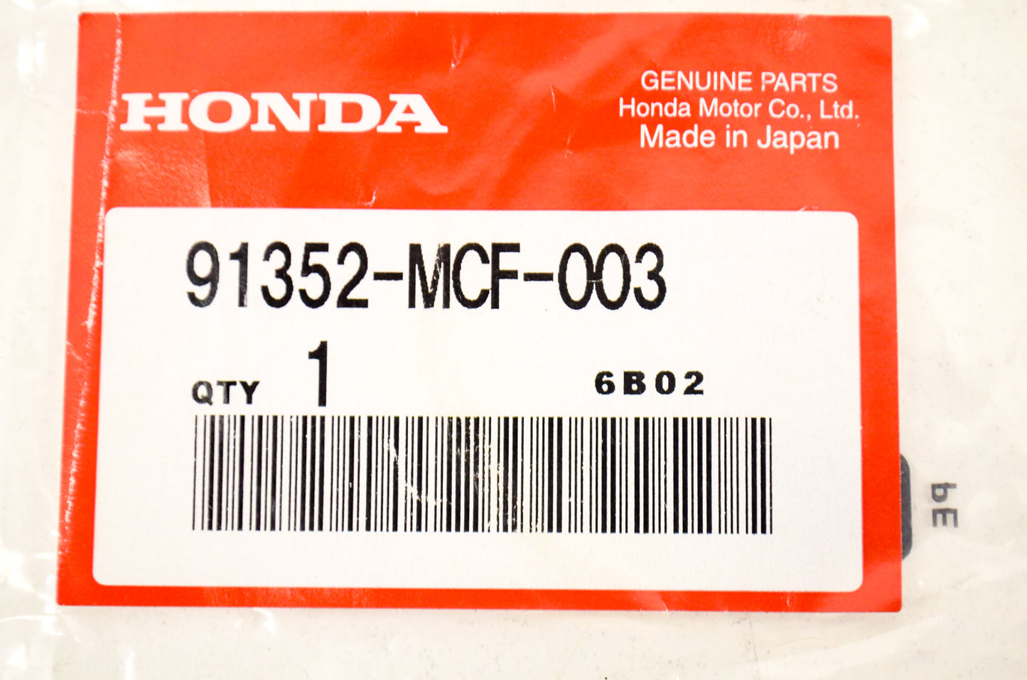 OEM Honda 91352-MCF-003 O-Ring (51X2) NOS