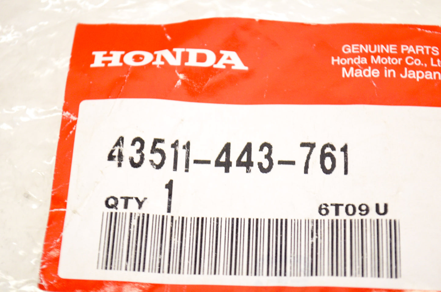 OEM Honda 43511-443-761 Cup NOS