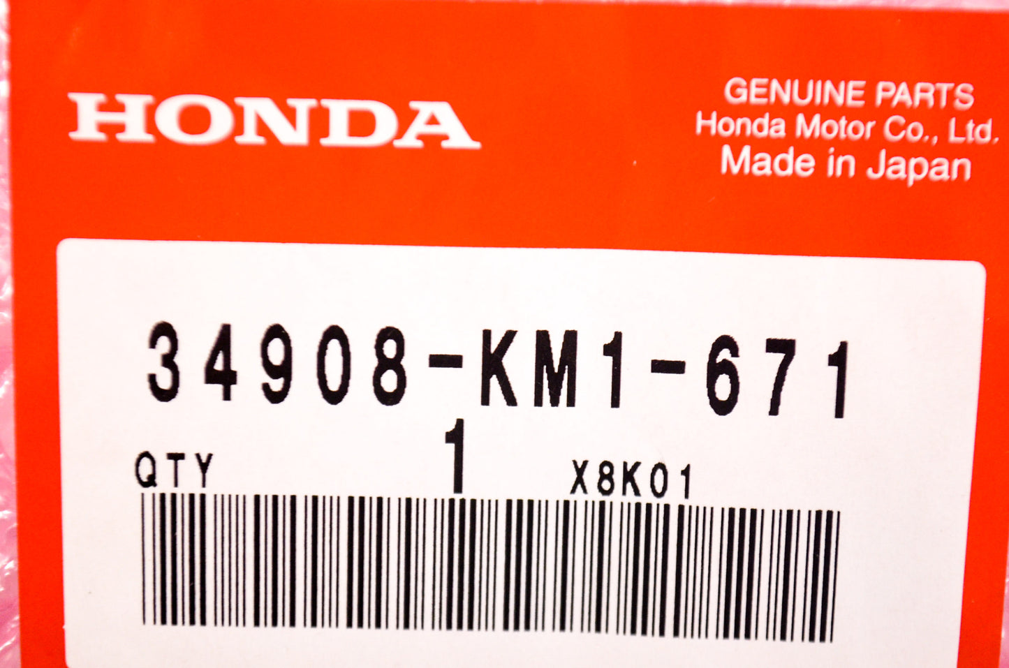 OEM Honda 34908-KM1-671 Bulb T6.5 12V 3W NOS