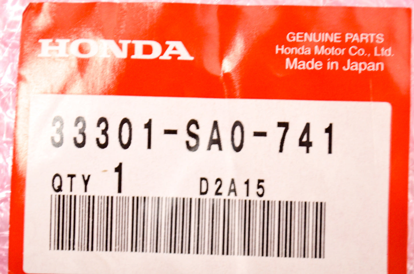 OEM Honda 33301-SA0-741 Bulb (12V 5W) NOS
