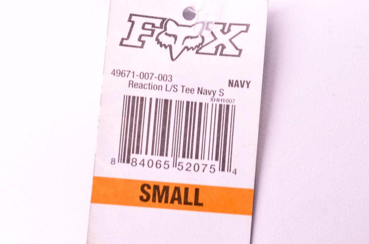 Fox 49671-007-003 Long Sleeve Navy Tee Small NOS
