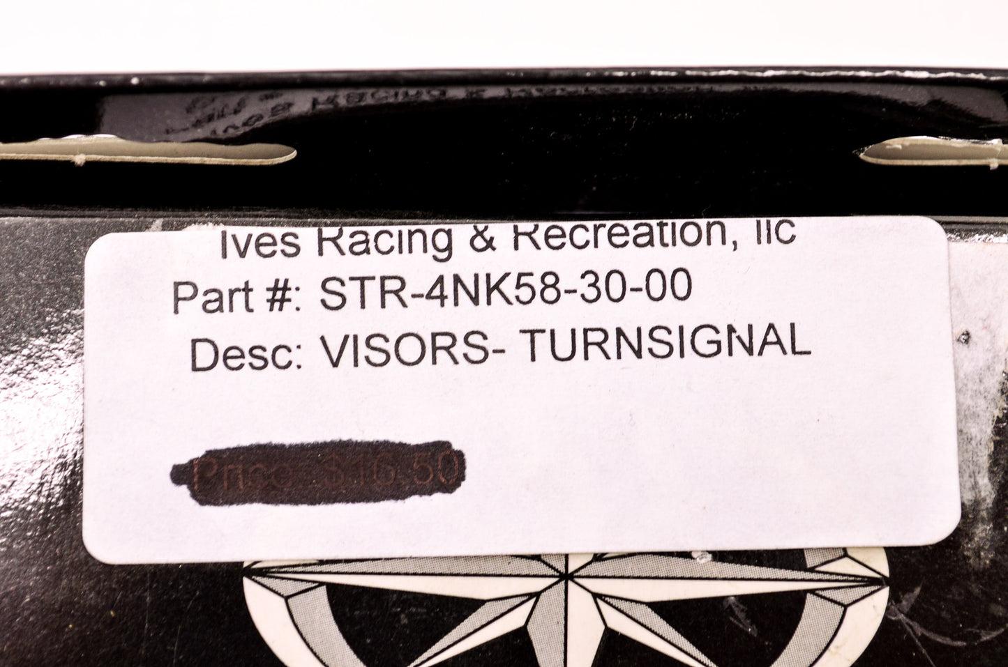 OEM Yamaha STR-4NK58-30-00 Turn Signal Visors Qty 2 NOS