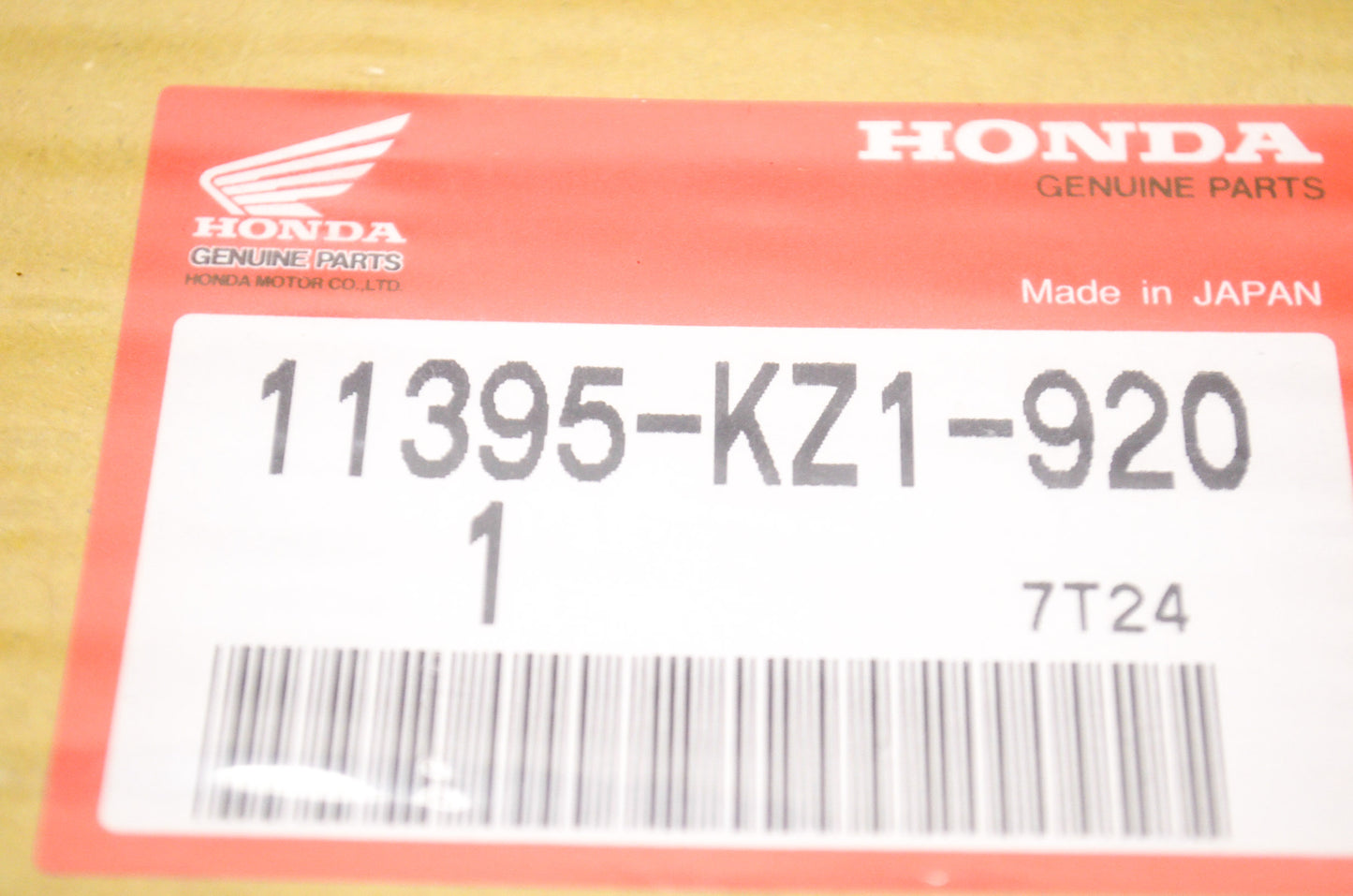 OEM Honda 11395-KZ1-920 Left Gasket NOS