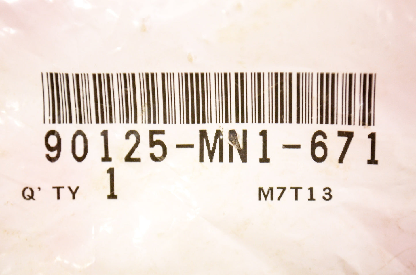 New OEM Honda 90125-MN1-671 Bolt NOS