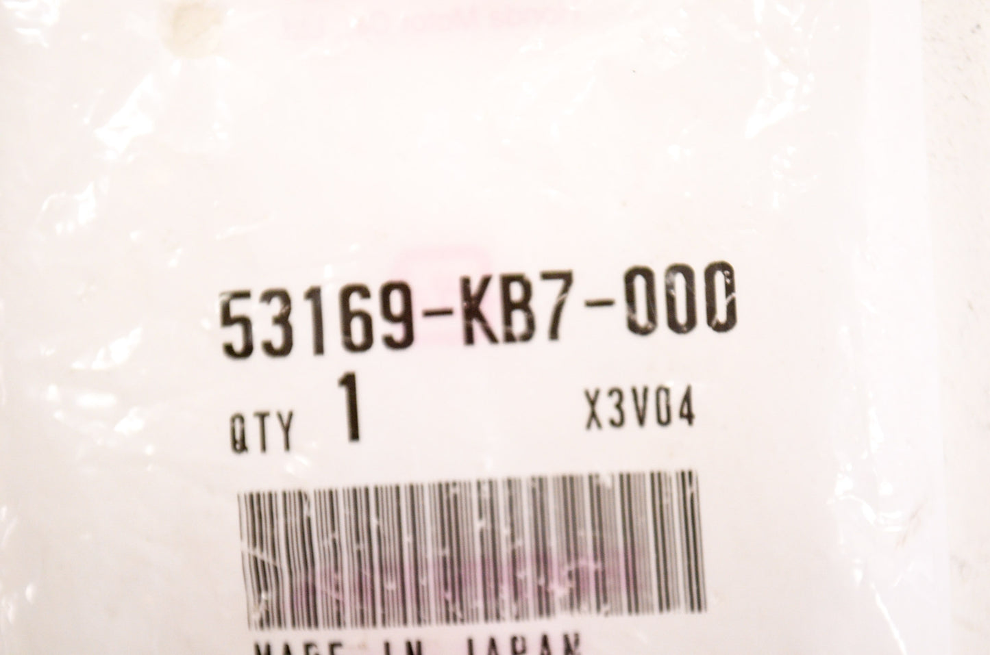 OEM Honda 53169-KB7-000 Slider NOS