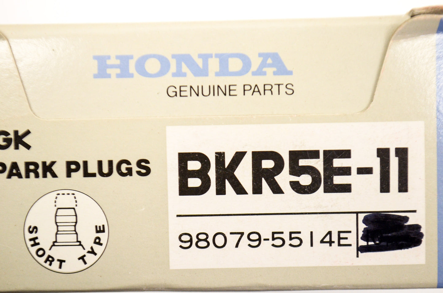 OEM Honda 98079-5514E Spark Plug (BKR5E-11) Qty 2 NOS
