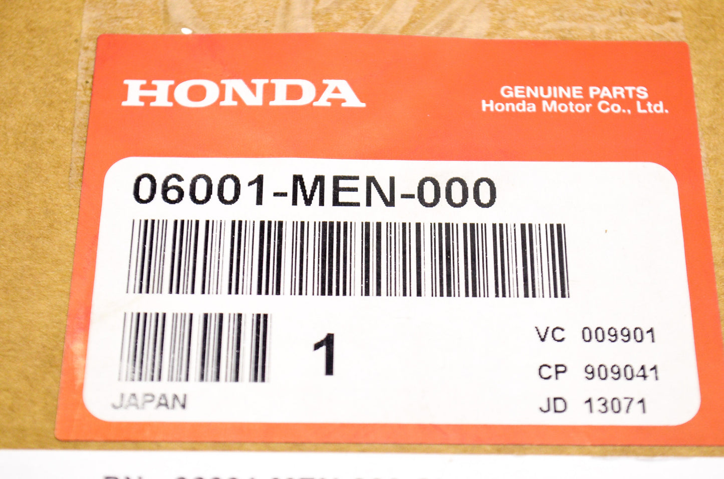 OEM Honda 06001-MEN-000 Clutch Kit NOS