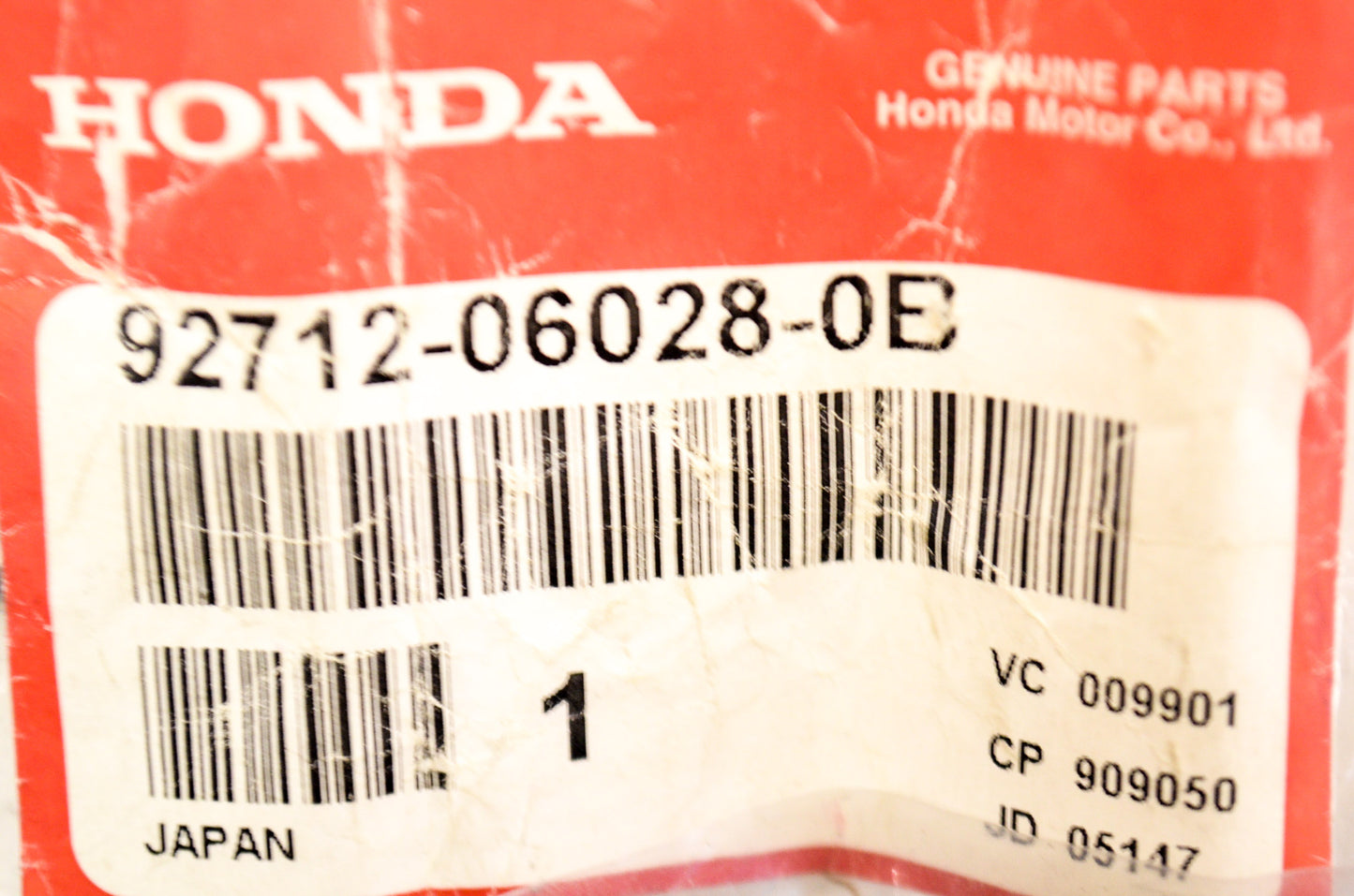 New OEM Honda Stud Bolt 6x28 NOS