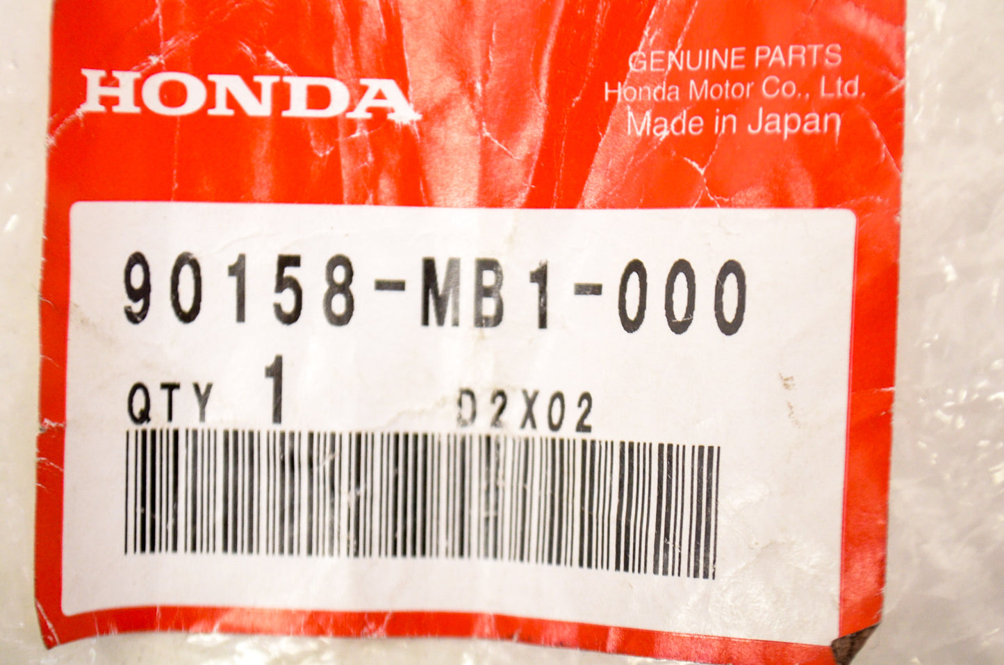 OEM Honda 90158-MB1-000 Bolt (8X45) NOS