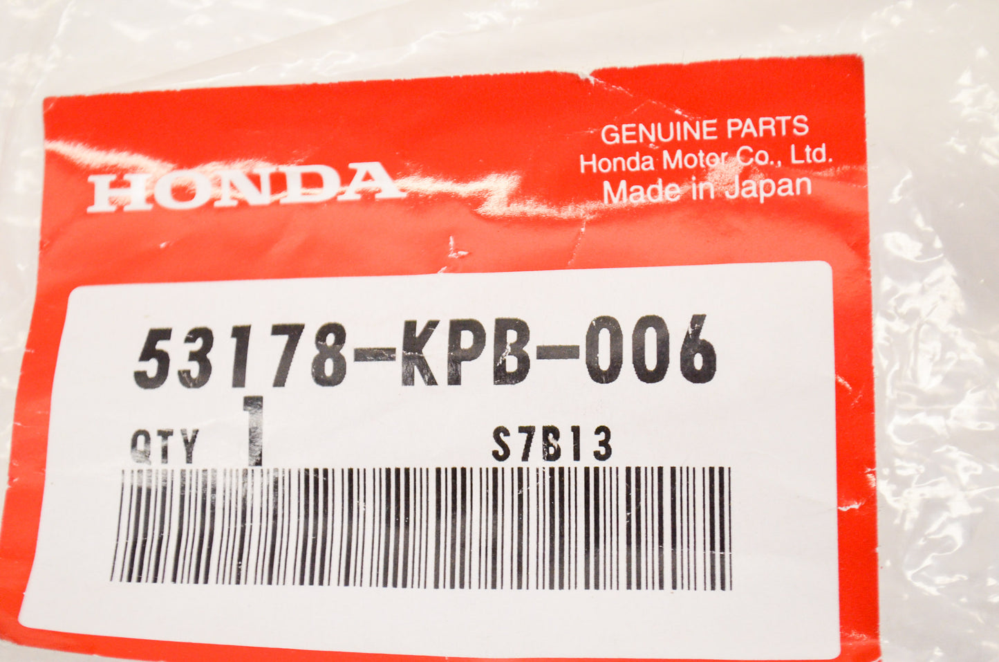 OEM Honda 53178-KPB-006 Left Handle Lever NOS