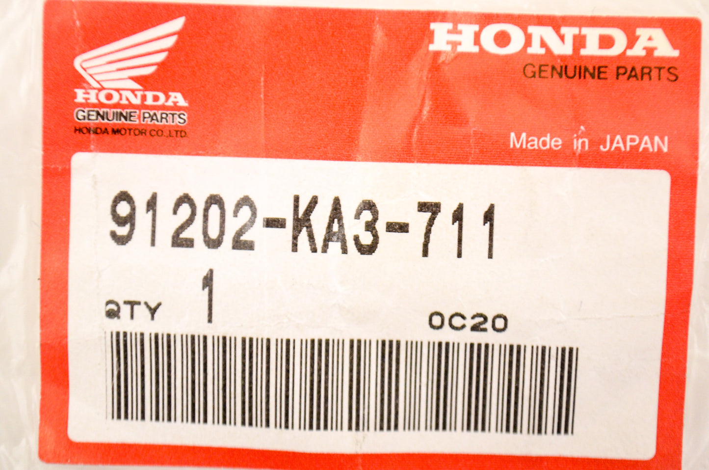 OEM Honda 91202-KA3-711 Oil Seal 10X17X4 NOS