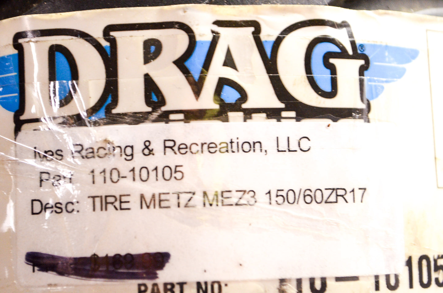 New Metzeler Tire METZ MEZ3 150/60ZR17 NOS