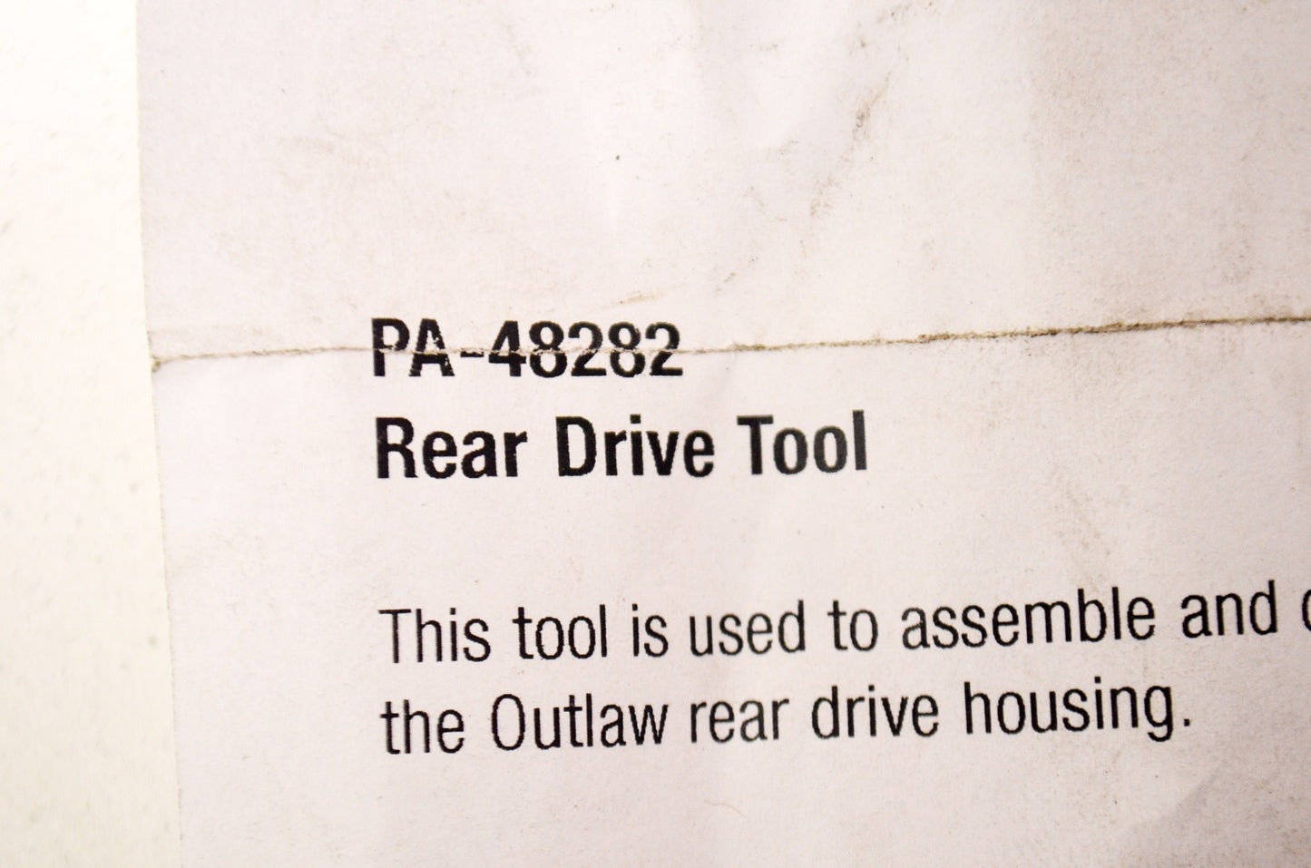 Rear Drive Tool NOS