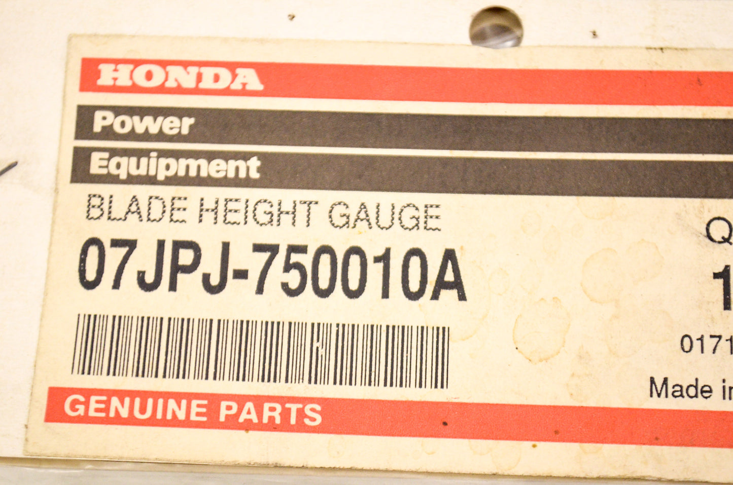 Blade Height Gauge NOS