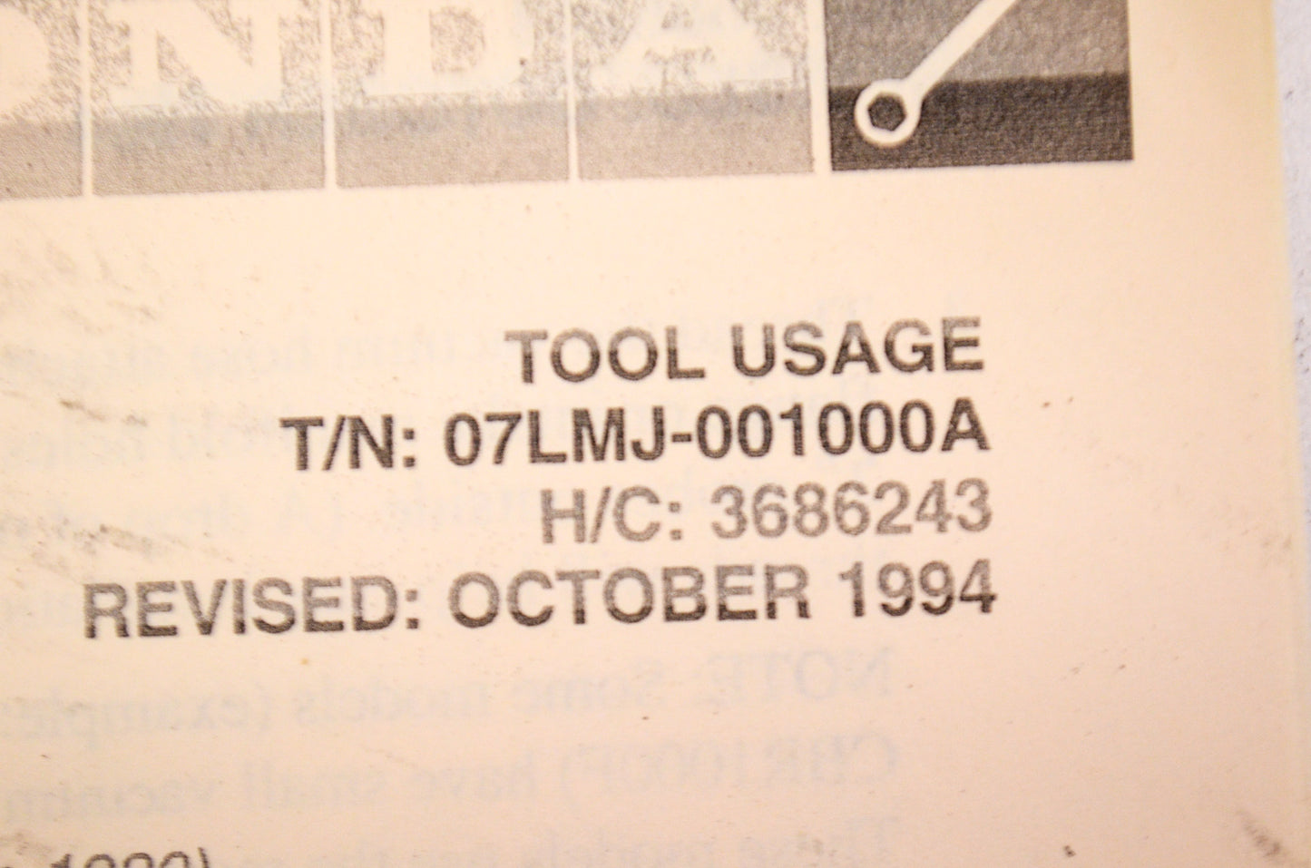 OEM Honda 07LMJ-001000A Vacuum Gauge Set