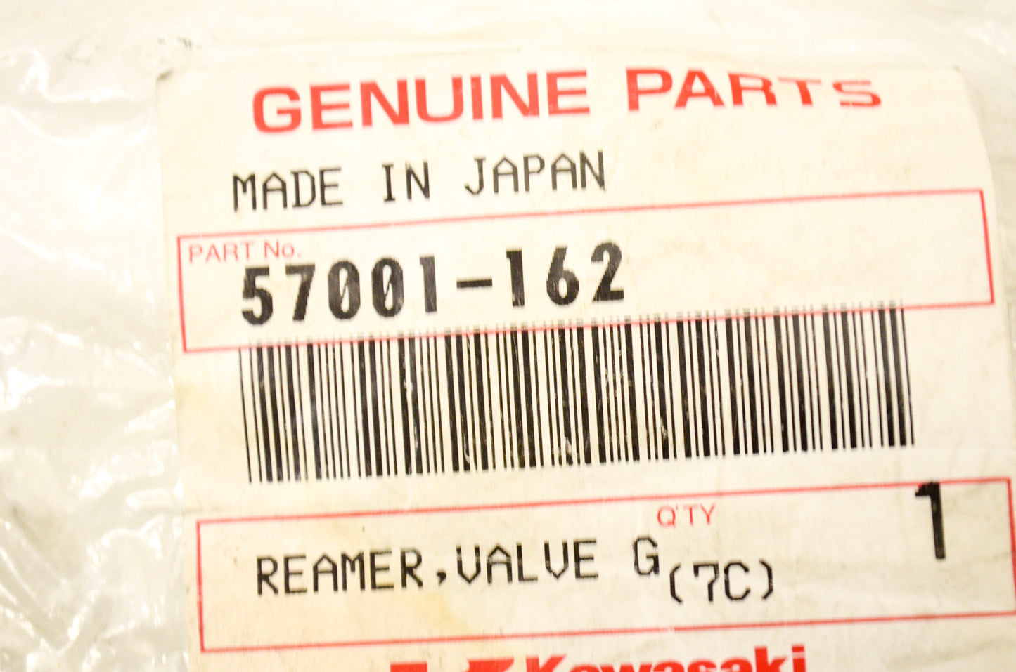 OEM Kawasaki 57001-162 Valve Guide Reamer NOS