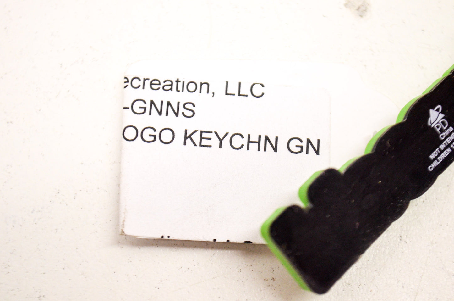 New OEM Kawasaki Rubber Logo Keychain NOS