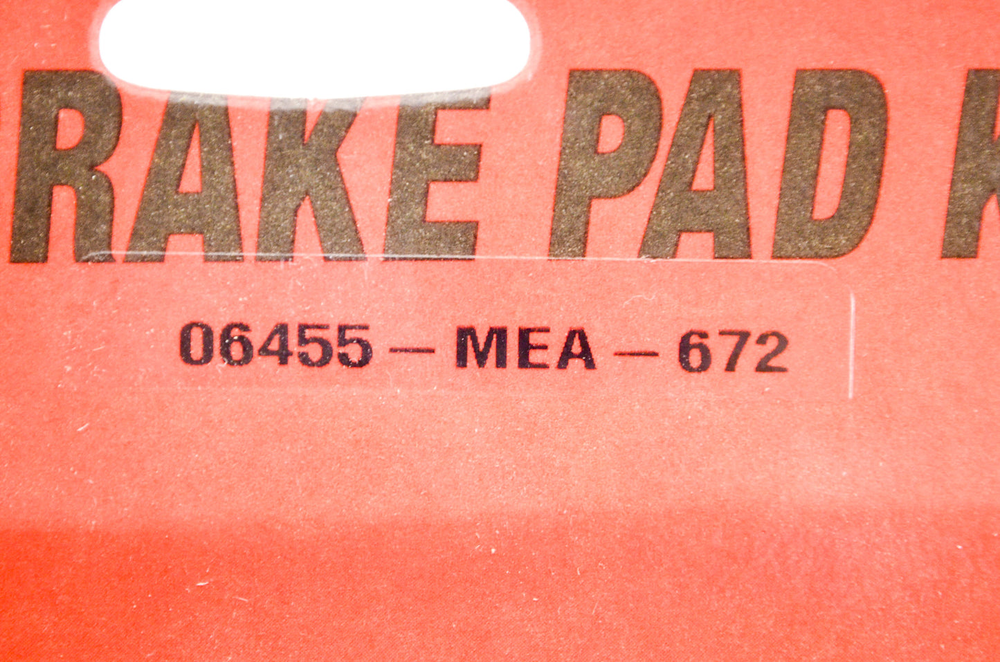OEM Honda 06455-MEA-672 Front Pad Set NOS