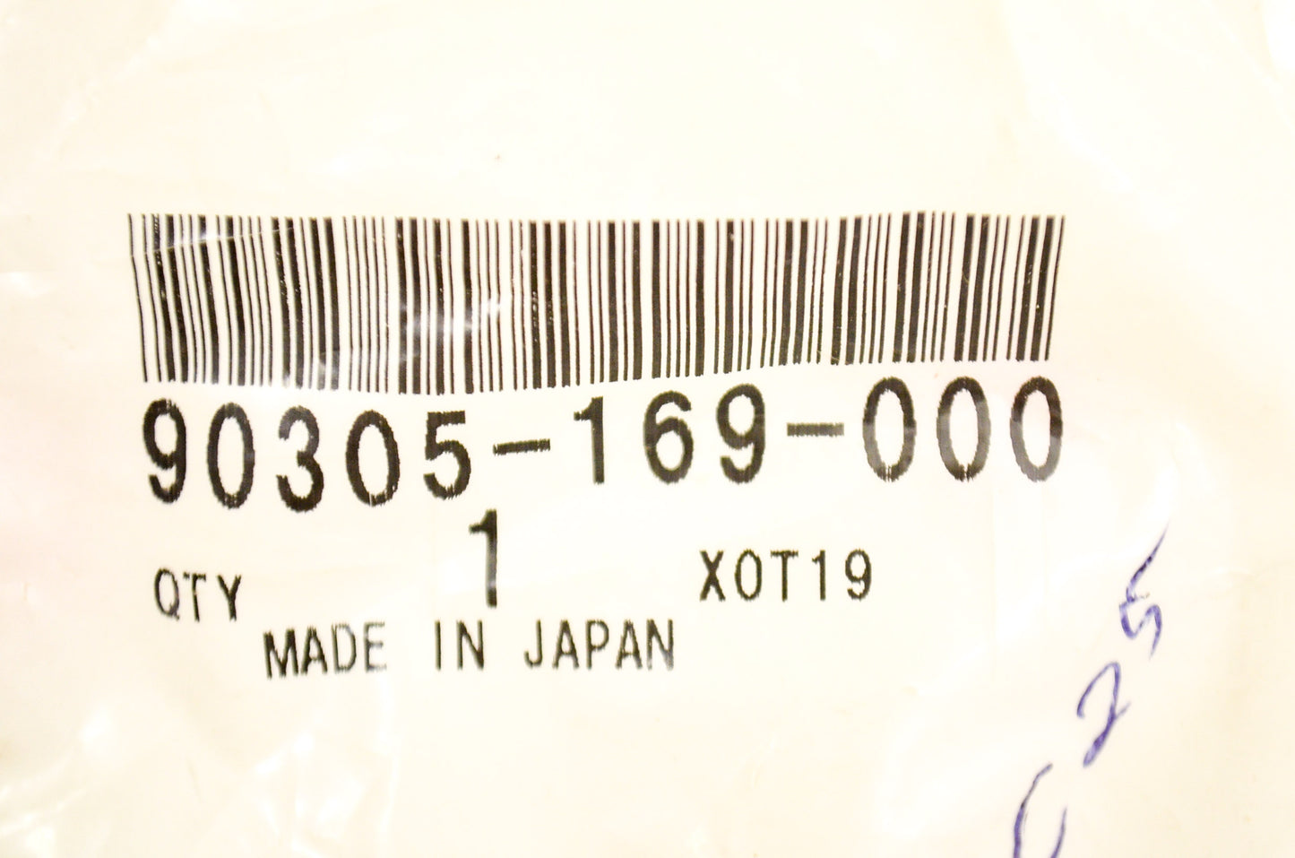 OEM Honda 90305-169-000 Axle Nut (12MM) NOS