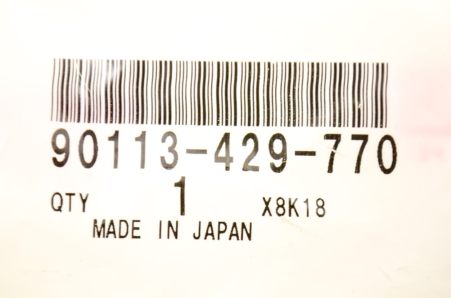 OEM Honda 90113-429-770 Bolt NOS