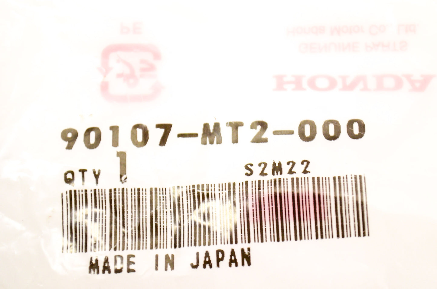 OEM Honda 90107-MT2-000 Screw (6X12) NOS