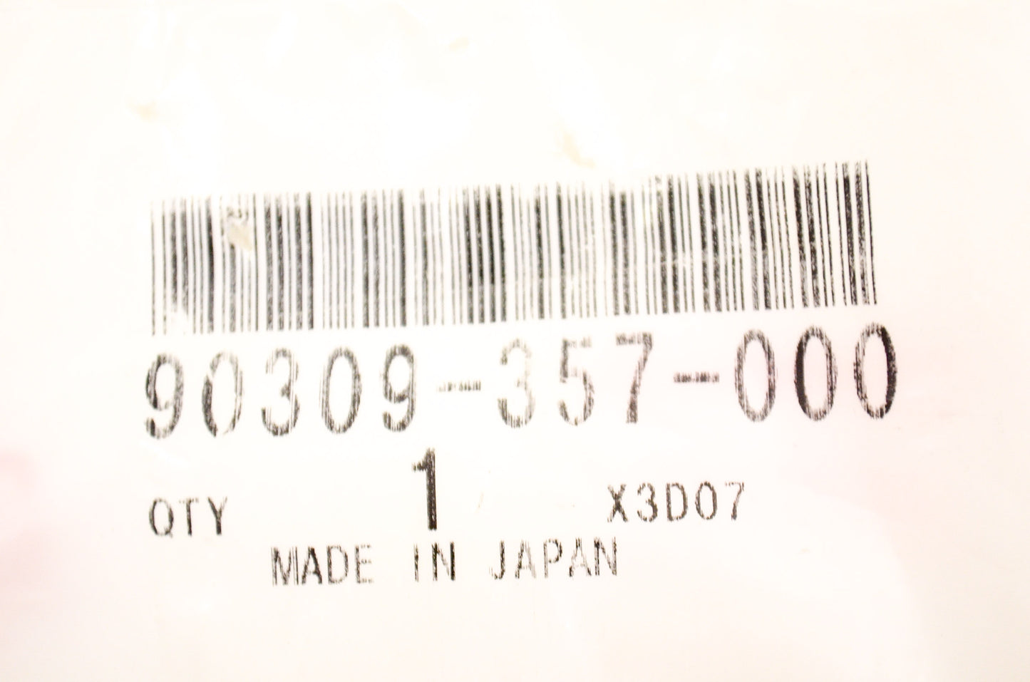 OEM Honda 90309-357-000 Hex Nut 8mm NOS