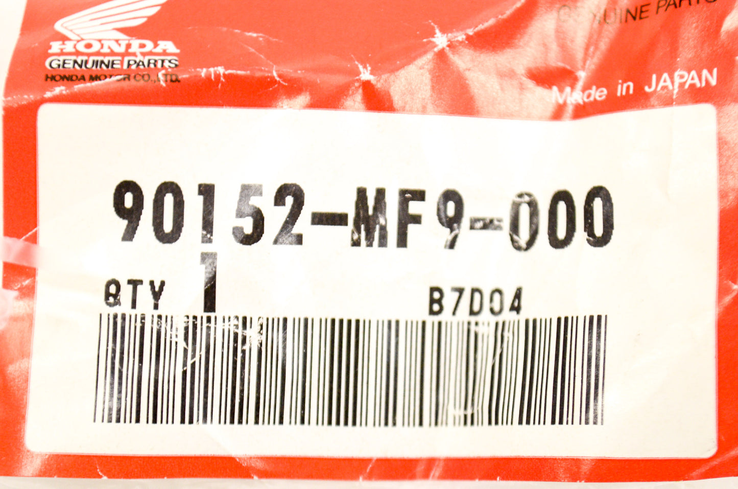 OEM Honda 90152-MF9-000 Socket Bolt (7X32) NOS