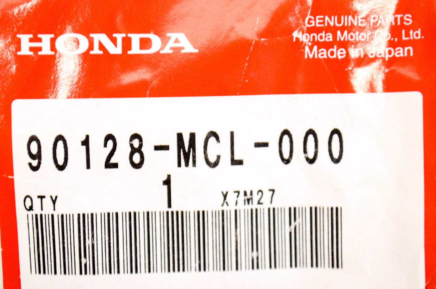 OEM Honda 90128-MCL-000 Socket Bolt (8X50) NOS