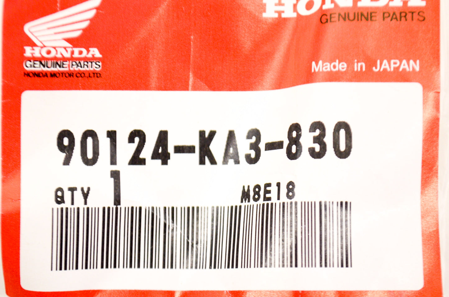 OEM Honda 90124-KA3-830 Flat Screw (5X4) NOS