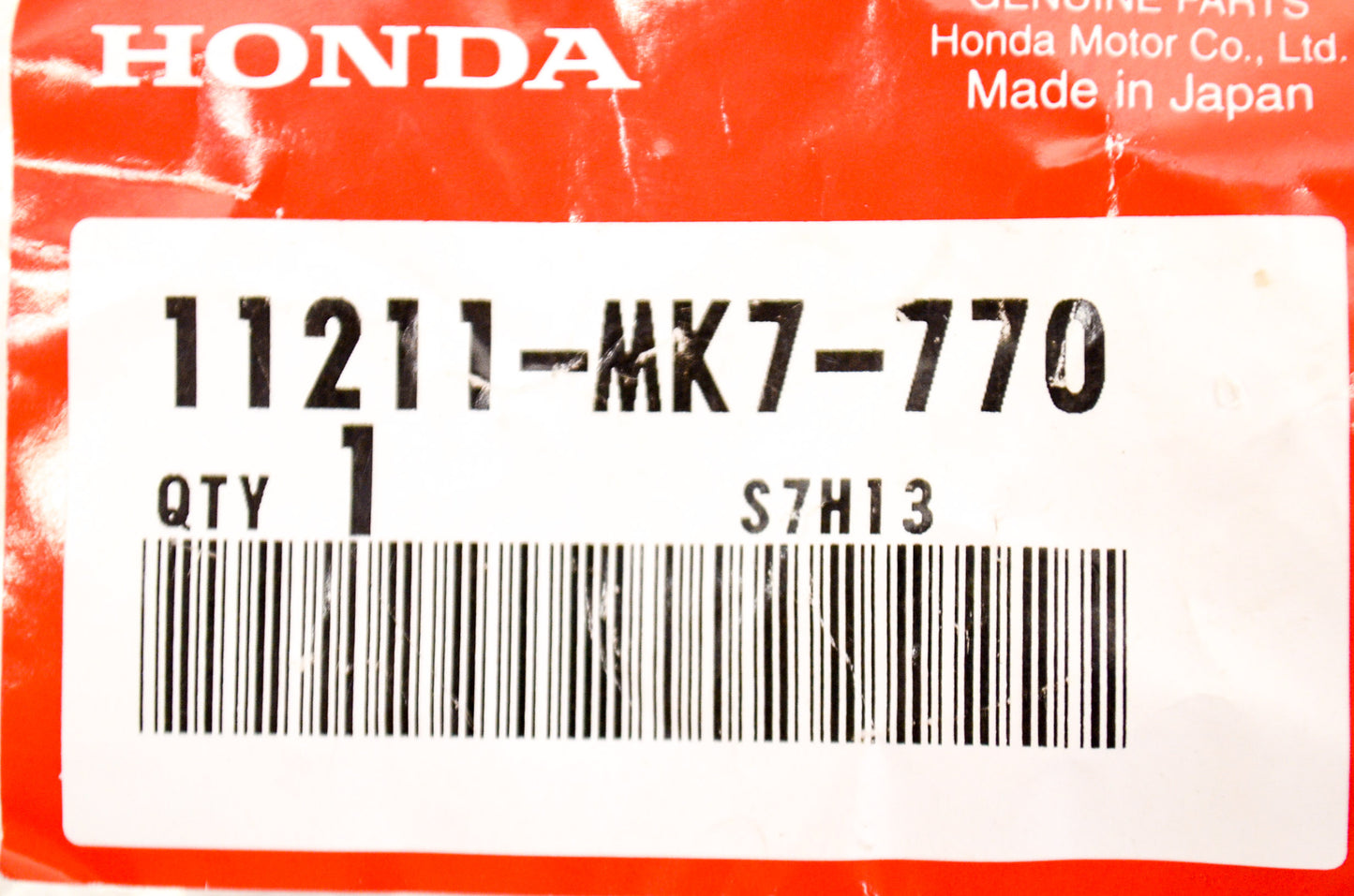 OEM Honda 11211-MK7-770 Left Crankcase Plug NOS
