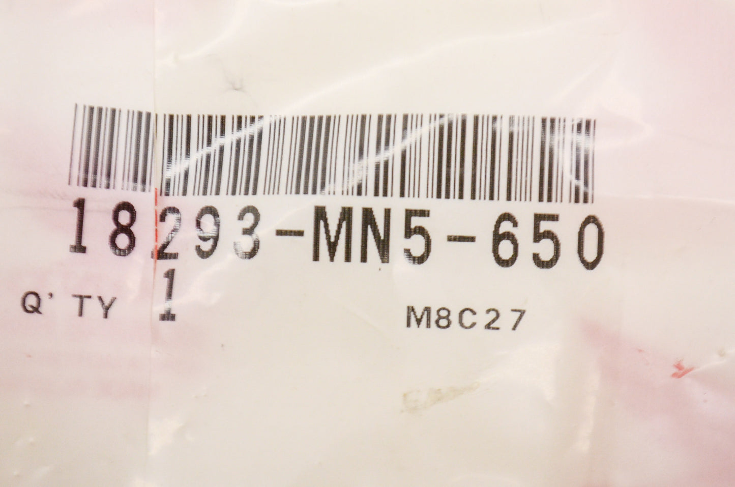 OEM Honda 18293-MN5-650 Protector Gasket NOS
