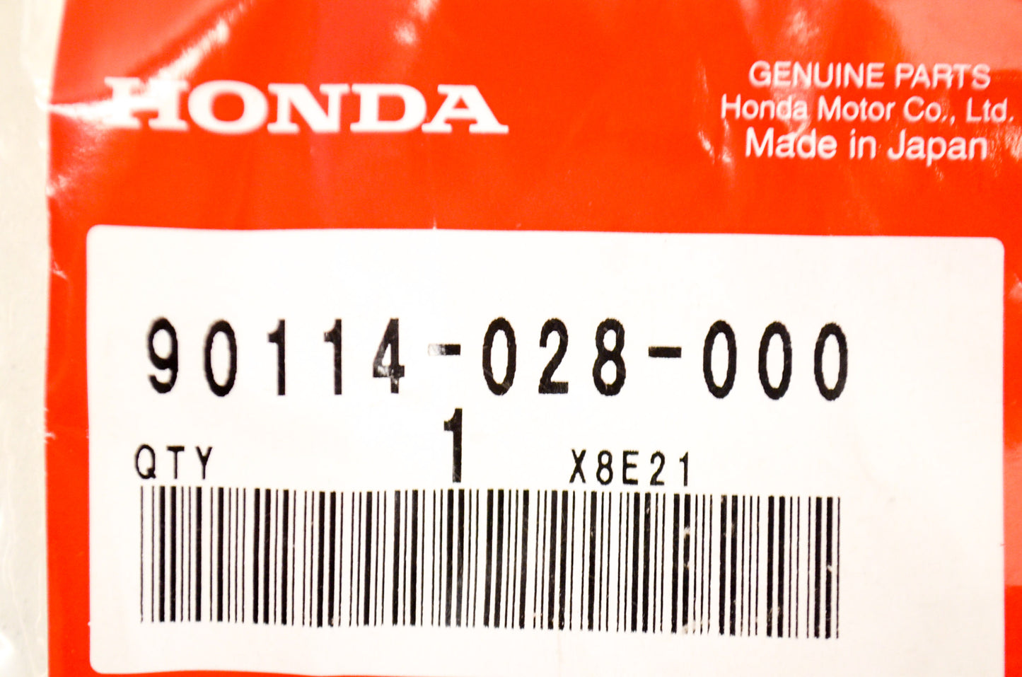 OEM Honda 90114-028-000 Screw