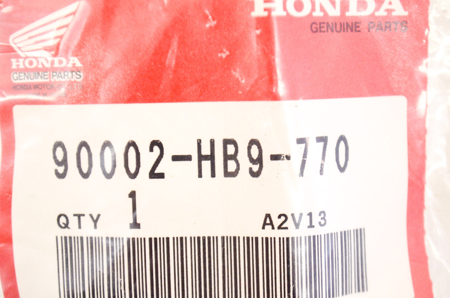 OEM Honda 90002-HB9-770 Washer Bolt (6X20) NOS