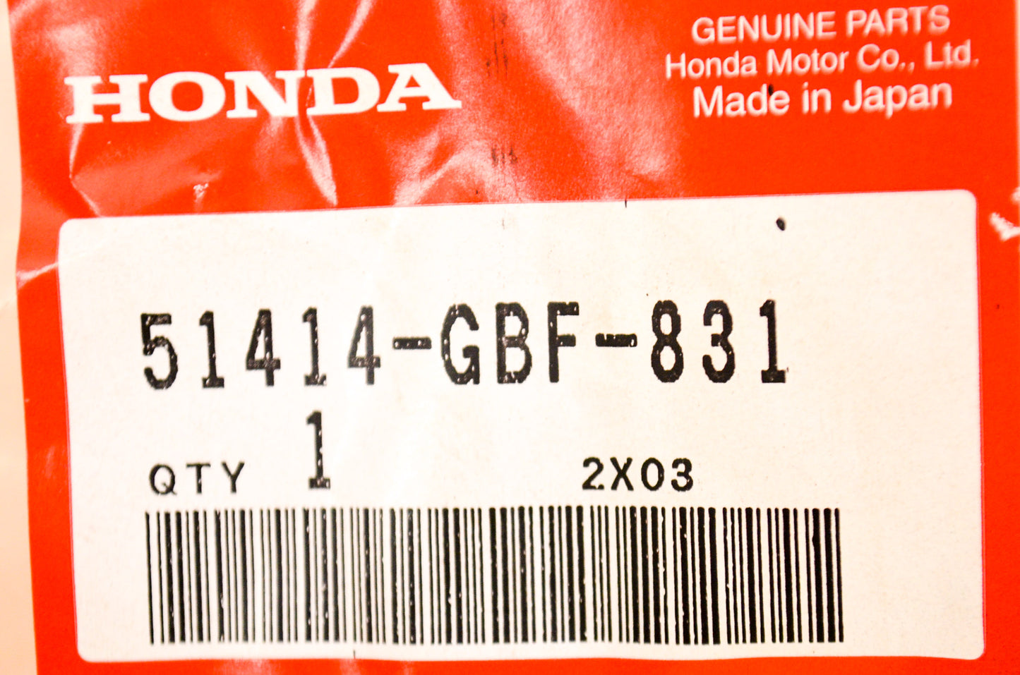 OEM Honda 51414-GBF-831 Guide Bushing NOS