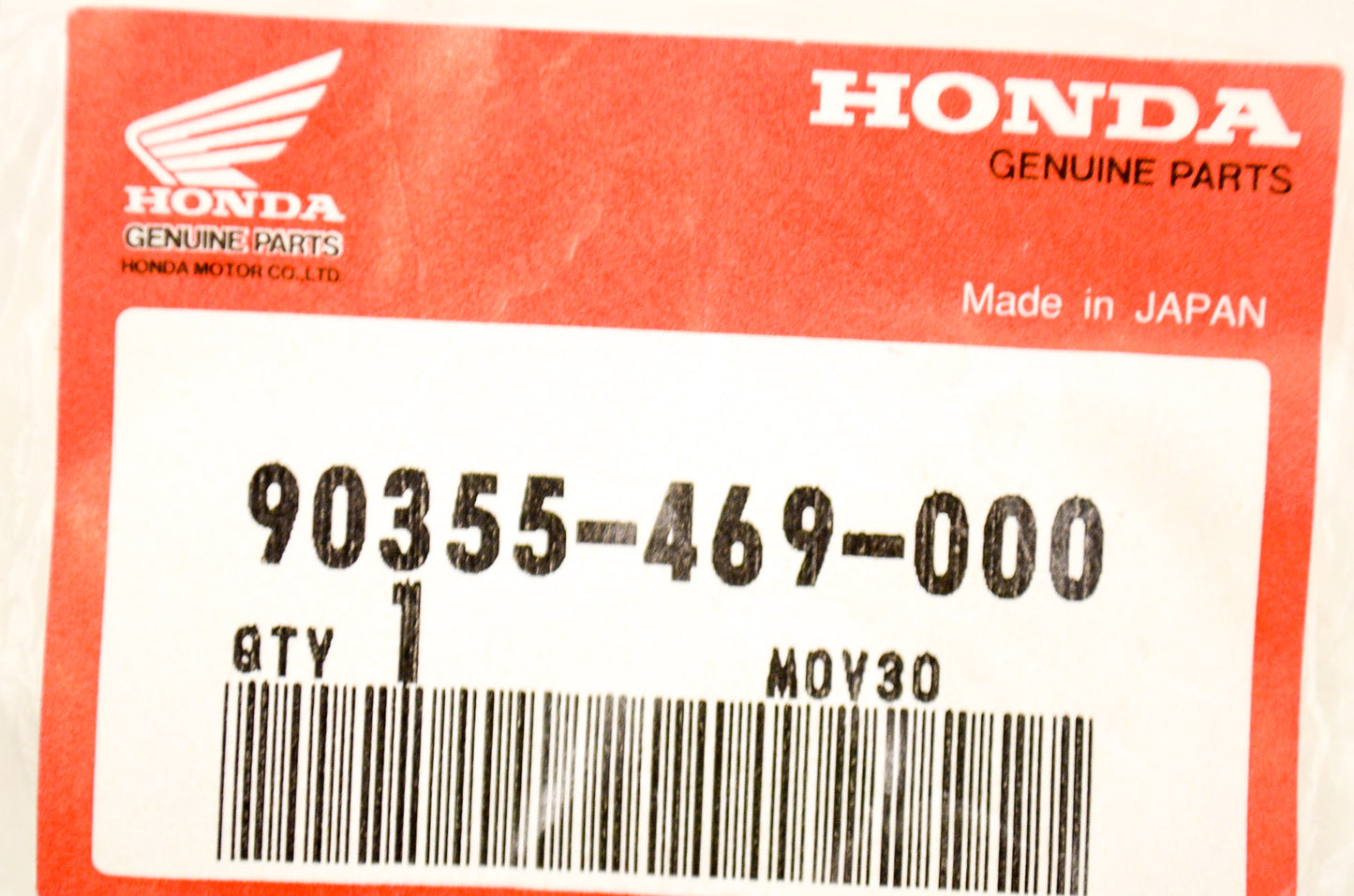 OEM Honda 90355-469-000 Nut NOS