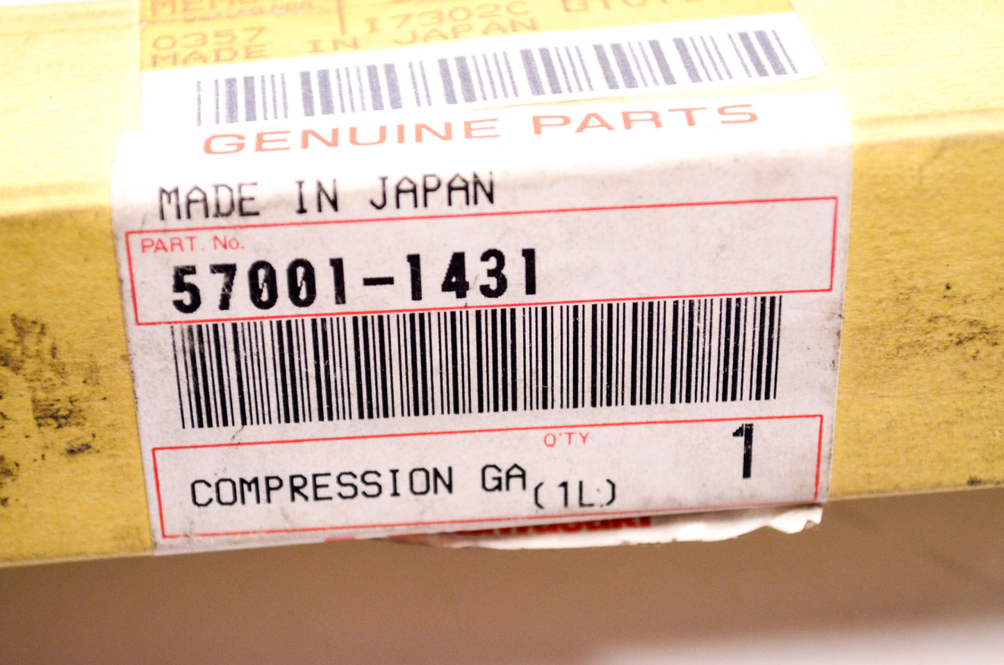 OEM Kawasaki 57001-1431 Gauge Adapter NOS