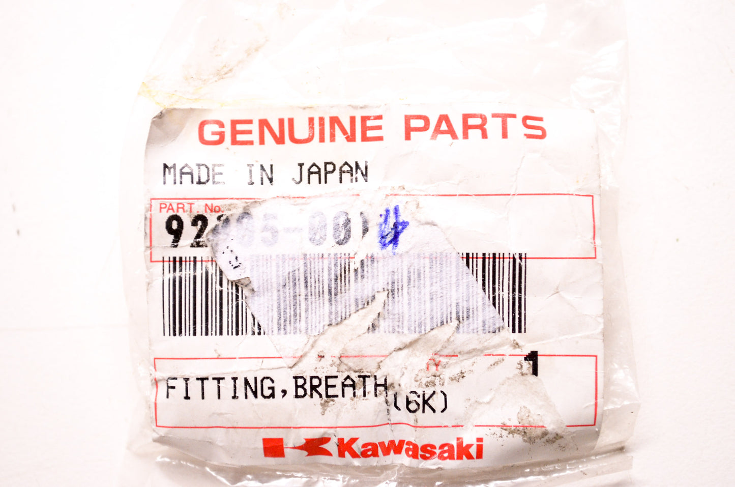 OEM Kawasaki 92005-0014 Breather Fitting NOS